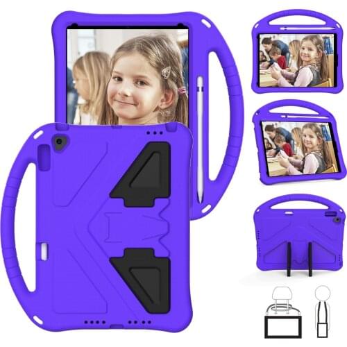 For ipad 10.2 case 2019 shockproof tablet hand-held Non-toxic EVA full body cover for Apple ipad air 3 10.5 with Pencil holder