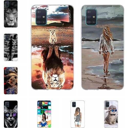 Case For Samsung Galaxy A51 Cases Full Protection Soft Silicon TPU Back Cover For Samsung A51 Bumper A 51 Protective Funda Coque