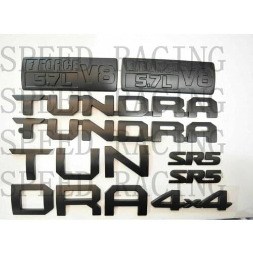 FOR 2014-2019 Matte Black Out Emblem Badges tailgate 13 Piece Kit