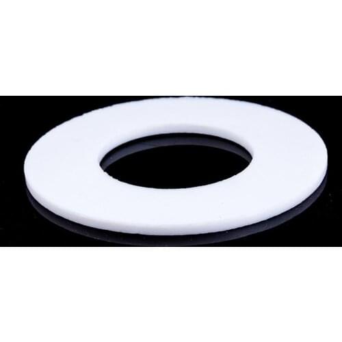 DN20 24x16x2mm Fit 3/4" BSP Thread PTFE Food Grade Flat Washer Gaskets Spacer Insulation Sealing Ring Strip