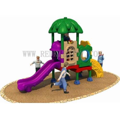 Exported to Salvador Kids Plastic Playground CE Certified Plaza De Juegos HZ-ML165402
