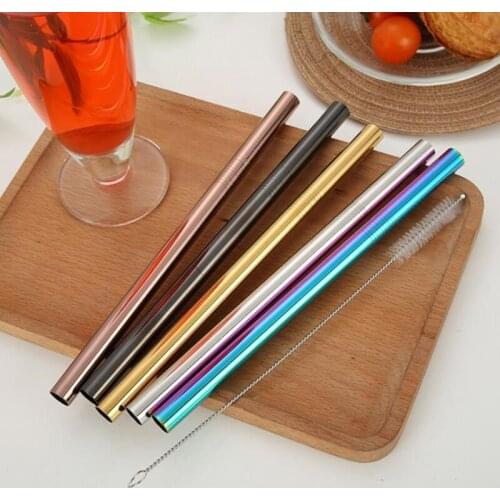 Stainless Steel Straws Reusable Drinking Straw High Quality Big Size Drinking Straw F20173845