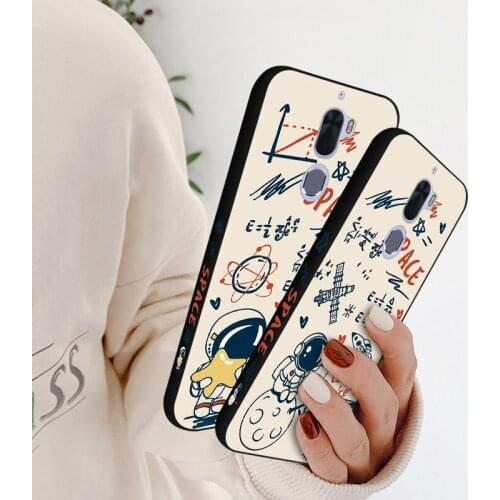 Square Side Printing Phone Case For Coolpad LeEco Cool 1 Cool1 Astronaut Planet Back Cover For LeEco Cool 1