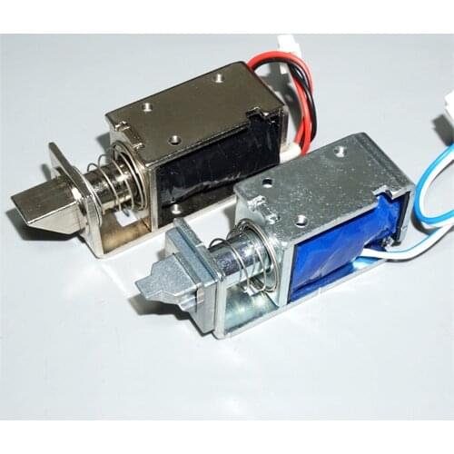 DC 12V 3.5A Mini Small Solenoid Lock Electromagnetic Electric Control Cabinet Drawer Door Lock Intelligent Auto Lock Bolt Lock