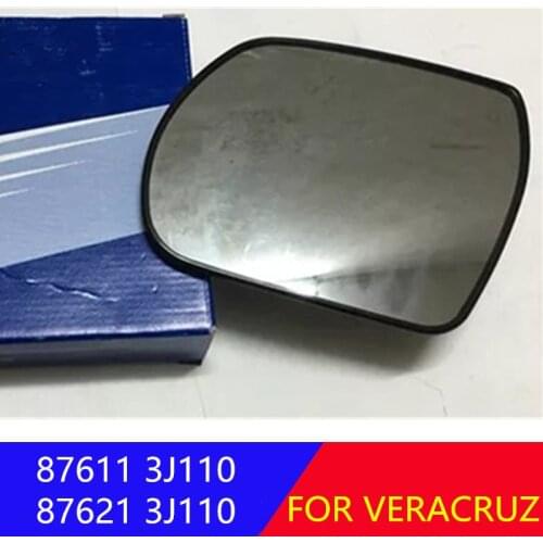 Genuine Rearview mirror glass with mirror heating type LH RH for Hyundai Veracruz IX55 876113J110 876213J110
