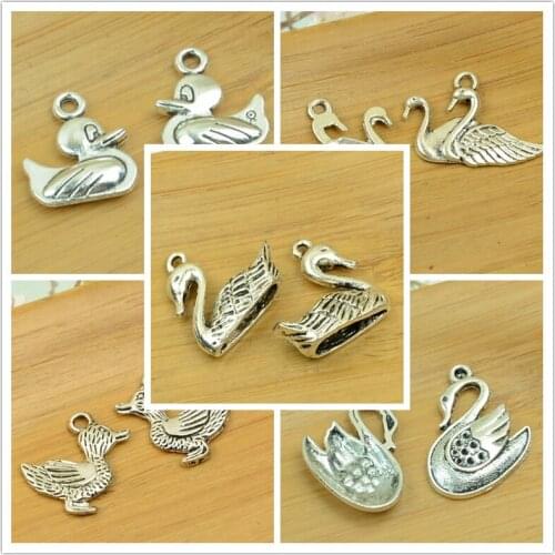 Duck/goose/swan pendant animal shape charm diy jewerly finding accessories making bracelet necklace choker poultry free shipping
