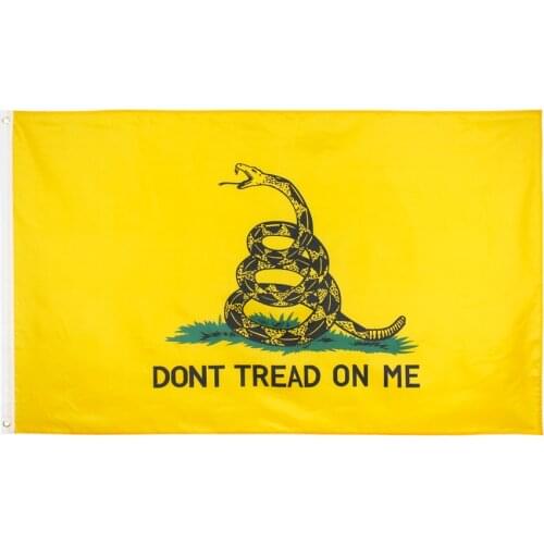 90x150cm tea party rattlesnake dont tread on me gadsden Flags