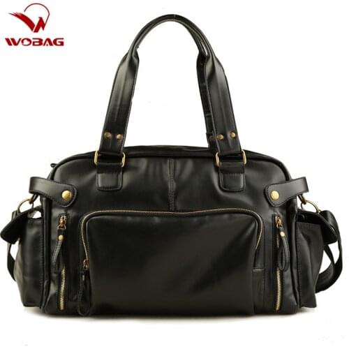 High Quality Mens Travel Crossbody Bag Male Waterproof Big Bag England Retro Handbag Shoulder Bag PU Leather Men Messenger Bags