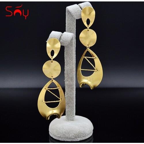 Sunny Jewelry Ethnic Jewelry Earrings Long Drop Dangle Earrings For Women Girls For Party Anniversary Wedding Jewelry Findings