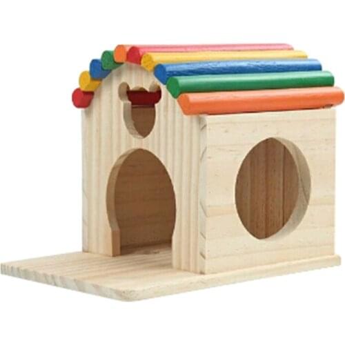 Squirrel supplies rabbit hamster wooden house guinea pig Dutch pig guinea pig dragon cat honey bag flying squirrel nest