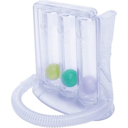 Three-Ball Instrument Breath Training Student Vital Capacity Measuring Instrument Lung Function Exercise Rehabilitation Device