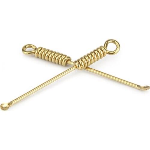 Ear Pick Brass Earwax Spoon Outdoor Small Tool EDC