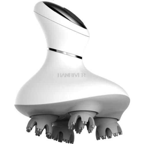 3D Waterproof Electric Head Massager Wireless Scalp Massage Anti-hair Loss Whole Body Vibration Massage Scalp Massager