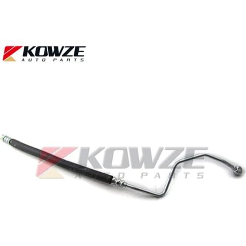 KOWZE MR204354 MR204353 Engine Oil Cooler Return Feed Hose Kit fit for Mitsubishi Montero Pajero II 3.0 3.5 1990-2004 V23C V23W