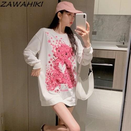 Женские осенние толстовки ZAWAHIKI China At AliExpress