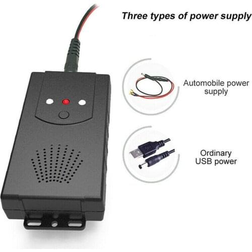 12V Anti-rat Ultrasonic Mouse Repellent Car Rodent Repeller DC Version w/ Flashing Light