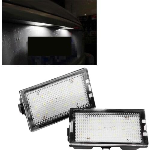 2pcs Car Free LED License Plate Light Lamp For Land Range Rover Sport L320 2005 2006 2007 2008 2009 2010 2011 2012 2013