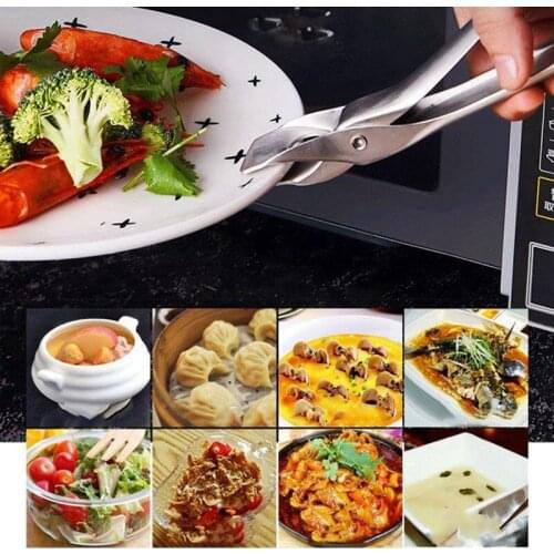 304 Stainless Steel Anti-hot Anti-Scald Pot Bowl Pan Bowl Gripper Cookware Picnic Arm Holder Carrier Handle Clip Clamp