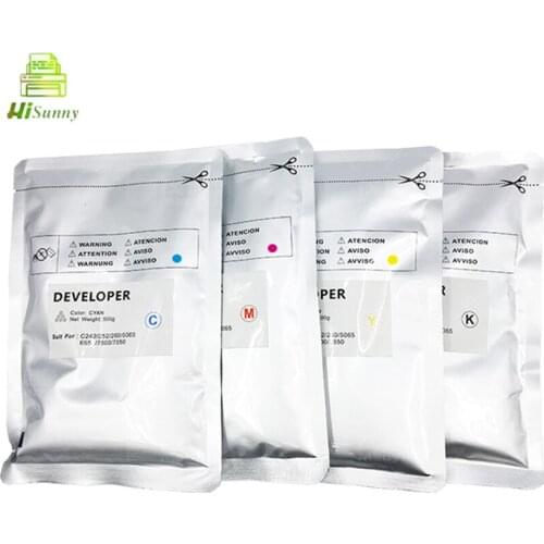 500G *4 CMYK Developer for Xerox C6550 C7550 C7500 C5065 C242 C252 C260 6550 7550 7500 5065 242 252 260 Refilled Iron Powder