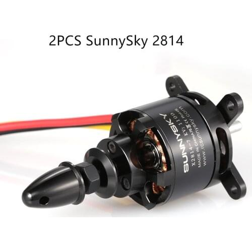 2PCS 900KV SunnySky X2814 2814 3-5S Brushless Motor for Fixed-wing Drone RC Motor Believer UAV 1960mm RC Airplane Helicopter