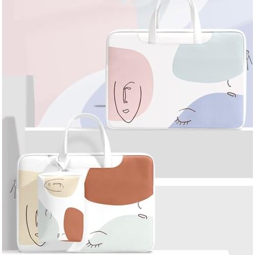 Laptop-Case Bag for-Macbook Air Pro 13.3 14 15 Xiaomi Sleeve 15.6 Notebook Bag-Dell-Huawei-HP Business Women Handbag Briefcase