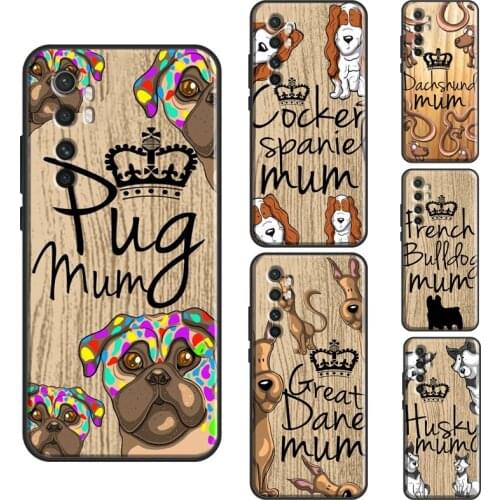 Yorkshire terrier puppy French bulldog Case For POCO M3 Pro F2 F3 X3 Cover Bag For Xiaomi Mi 11 Pro 10T Mi 11 Ultra Note 10 Lite