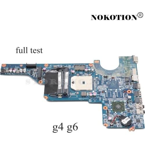 NOKOTION 649948-001 DA0R23MB6D0 Main board For HP Pavilion G4 G6 Laptop Motherboard HD6480G DDR3 Full tested