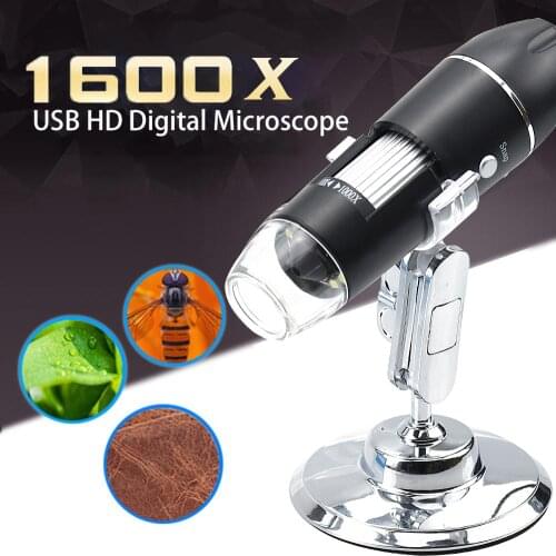 Microscope for soldering Digital Microscope Usb microscope Magnifier 500X 1000X 1600X Two Adapters Support Windows Android Phone