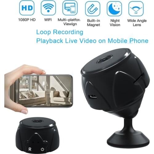 A9 Mini Camera WiFi IP Camera 1080P HD Wireless Remote Monitor Home Security IR Night Wireless Mini Camcorder Wifi Camera