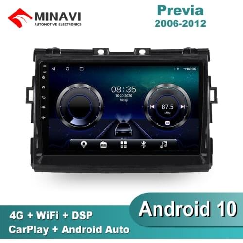 9'' IPS Android 9 TOYOTA PREVIA ESTIMA TARA 2006-2018 Car Radio Multimedia GPS Navigation Navi Player Auto Stereo 2din WIFI