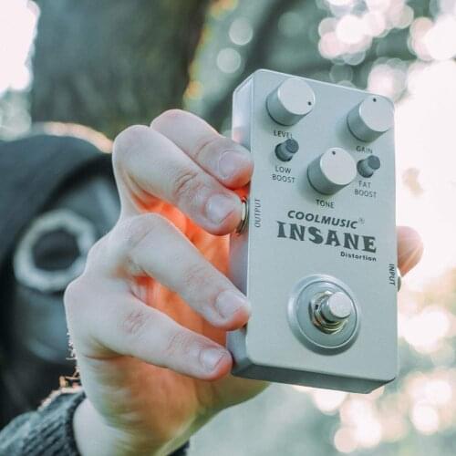 Coolmusic C-DI01 Insane Distortion Pedal Guitar Pedal Effects Bass Pedal