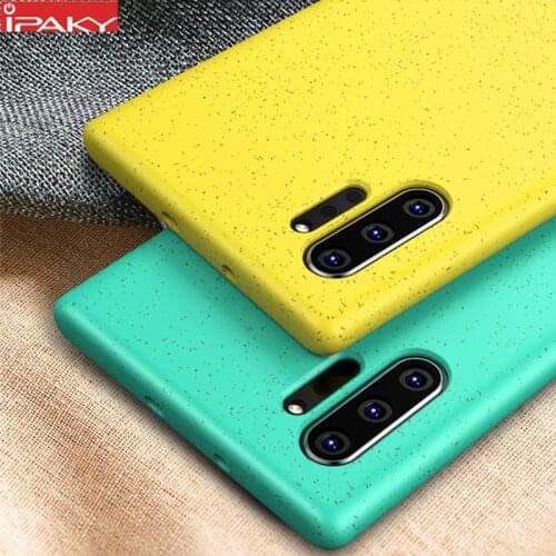 For Samsung Note 10 Case IPAKY Liquid Silicone Soft Case Note 10 Plus Shell Gel Shockproof Cover for Samsung Galaxy Note 10 Case