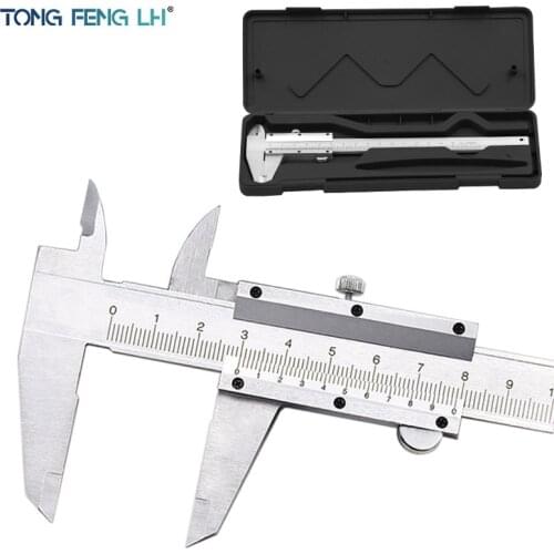 Vernier Caliper 6" 0-150mm/0.02mm Metal Calipers Gauge Measuring Tools Boxed