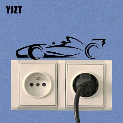 YJZT ONE RACING CAR SPORTS CAR Sport Vinyl Light Switch Sticker Bedroom Wall Decal 8SS2309