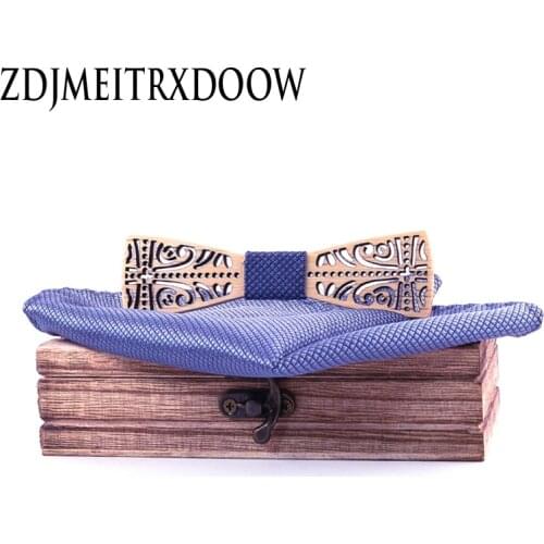 Dark Grey Wooden Gravata Bow ties for men corbata cravate pour homme fake collar butterfly bowtie papillon muszka