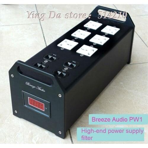 AC 90V~240V Input High-End PW1 4000W 20A Advanced Audio Power Purifier Filter AC Power Socket Support