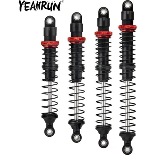 YEAHRUN 90/100/110/120mm Metal Oil Adjustable Spring Shock Absorber Damper for Axial SCX10 II Wraith TRX-4 1/10 RC Crawler Car