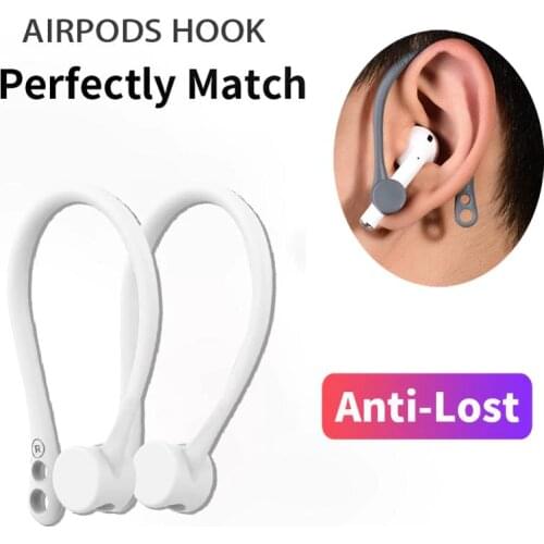 Protection airpods earhook silicone bluetooth wireless earphone holder earbuds ear hook for apple anti-lost air pods accessories