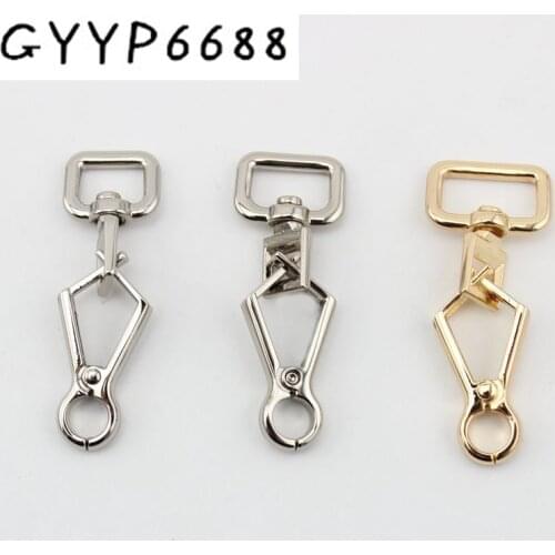 10pcs 50pcs 13mm 16mm 19mm Fashion metal trigger snap hook swivel clasp hooks hardware handbags purses trigger snap hooks