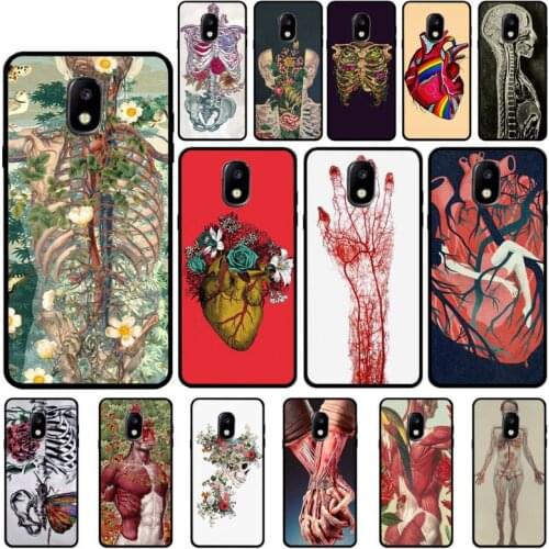 YNDFCNB Flower CASE DESIGNS HUMAN ANATOMY Phone Case For Samsung Galaxy J7 J6 J6PLUS J8 J4 J4Plus J7DUO J7NEO J2 J5 J6 J7 Prime