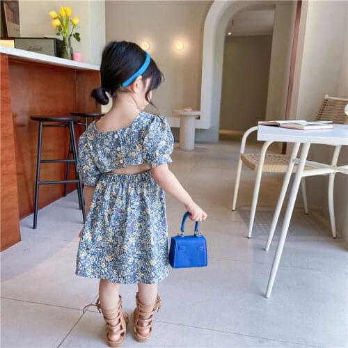 Kids Clothes Dress for Girls Girl Summer Clothes Outfit Floral Dress for Girls Clothing Princess Birthday Party Dresses Dress