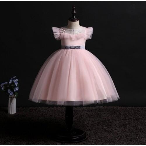 2019 New Children Birthday Tutu Dress For baby Girls Kids Princess Party Clothes Wedding Holiday Wear Ceremony Evening Dress