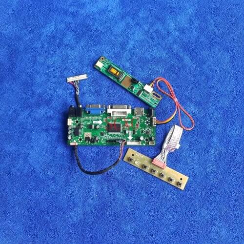 DIY Kit MNT68676 drive card LVDS 30 Pin DVI VGA HDMI-compatible Fit LP141WX1-TL01/TLA1/TLB1/TLC1/TLE1 1CCFL 1280*800 LCD display