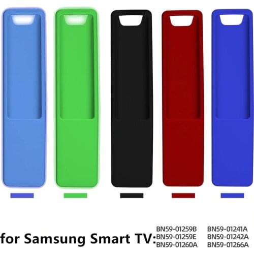 Colorful Silicone Remote Case for Samsung Smart TV Remote Control Cover Waterproof Shockproof Case for BN59-01241A BN59-01260A