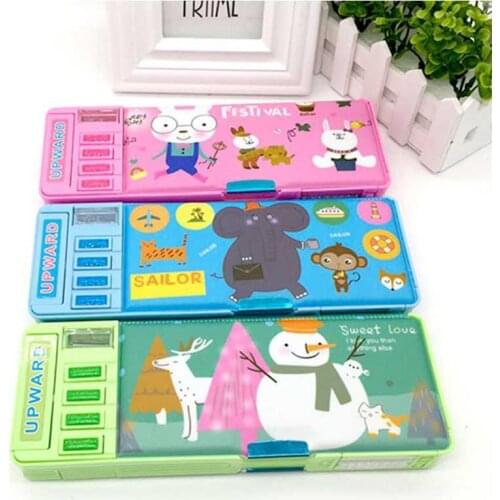 TRANSFORMERS Pencil Case Pupils Children Cartoon Pencil Bag Cute Creative Multifunction Pencil Box School Stationery Papelaria