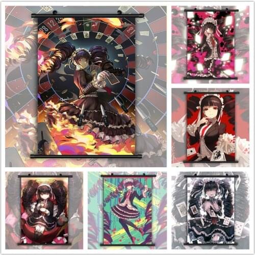 Danganronpa Celestia Ludenberg Yasuhiro Taeko HD Print Wall Poster Scroll