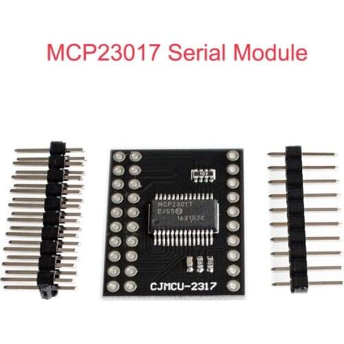 MCP23017 Serial Module IIC I2C SPI MCP23S17 Bidirectional 16-Bit I/O Expander Pins 10Mhz Serial Interface Module FZ3421