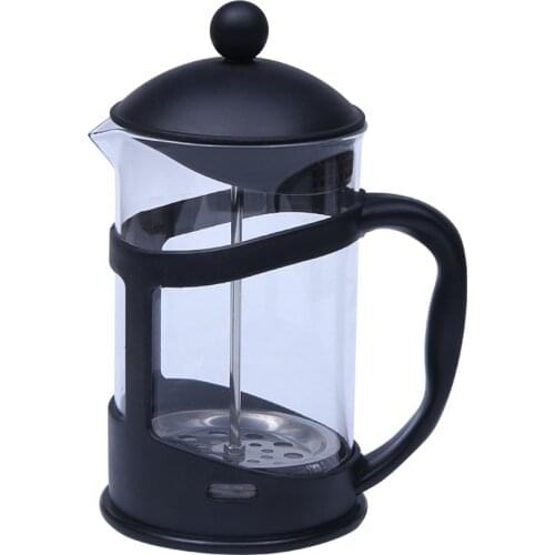 Press Coffee Maker 350/600/800ml 304 Stainless Steel French Press with 3 Filter Screens, Borosilicate Glass Brew Coffee Maker