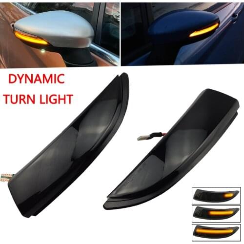 Superb For Ford Fiesta Mk7 2008-2017 B-Max 2008-2017 Dynamic Turn Signal Light LED Side Rearview Mirror Sequential Indicator