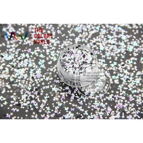 RM-351 Mix Colors and shapes Glitter for nail art makeup and DIY decoration